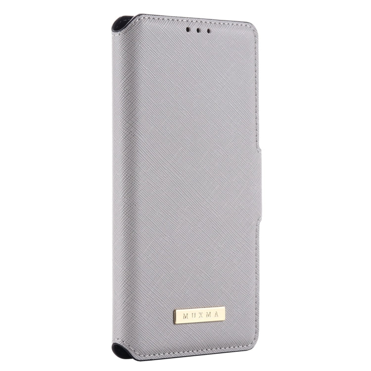 MUXMA MX115 Cross Texture Oil Edge Flip Leather Phone Case For iPhone 8 Plus / 7 Plus