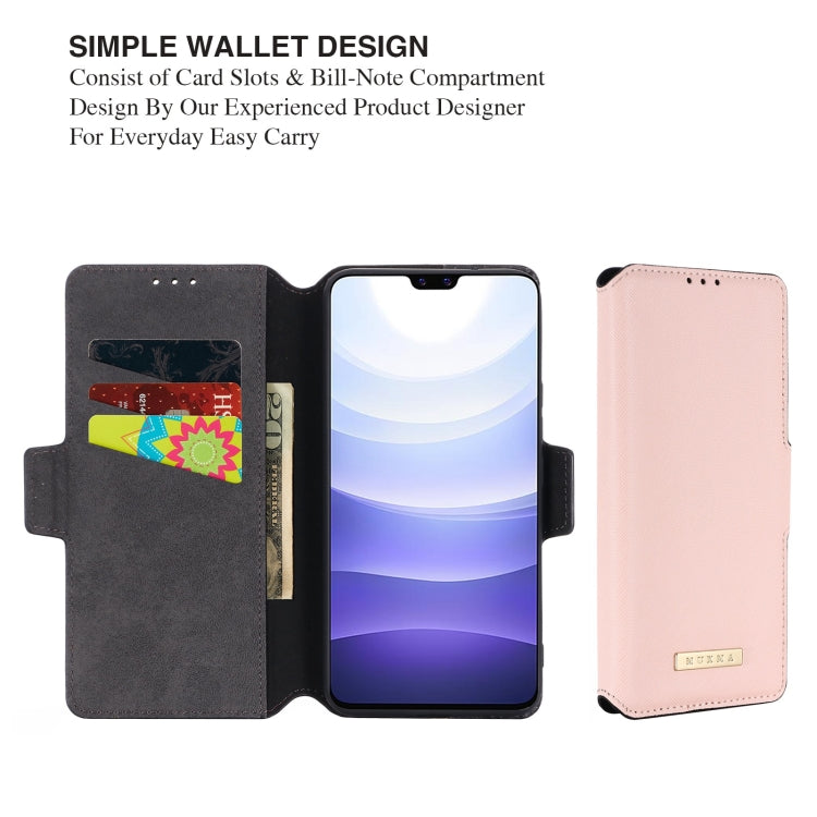 For vivo S9 MUXMA MX115 Cross Texture Oil Edge Flip Leather Phone Case