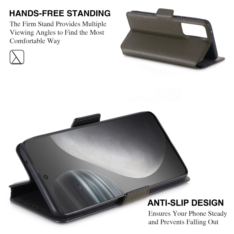 For vivo X60 5G MUXMA MX115 Cross Texture Oil Edge Flip Leather Phone Case