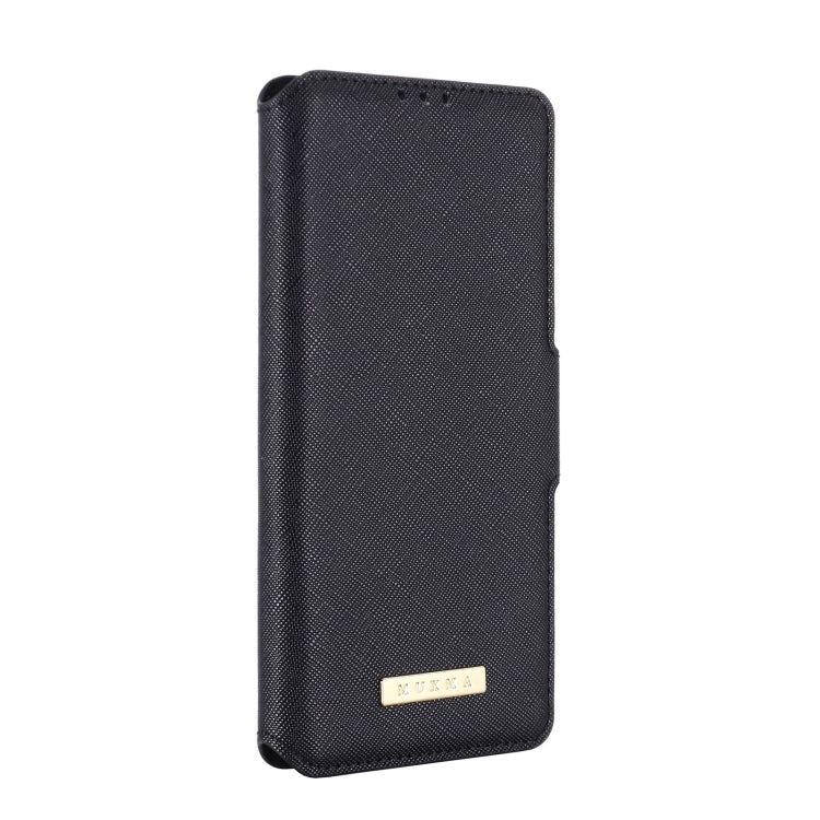 For vivo X60 Pro 5G MUXMA MX115 Cross Texture Oil Edge Flip Leather Phone Case