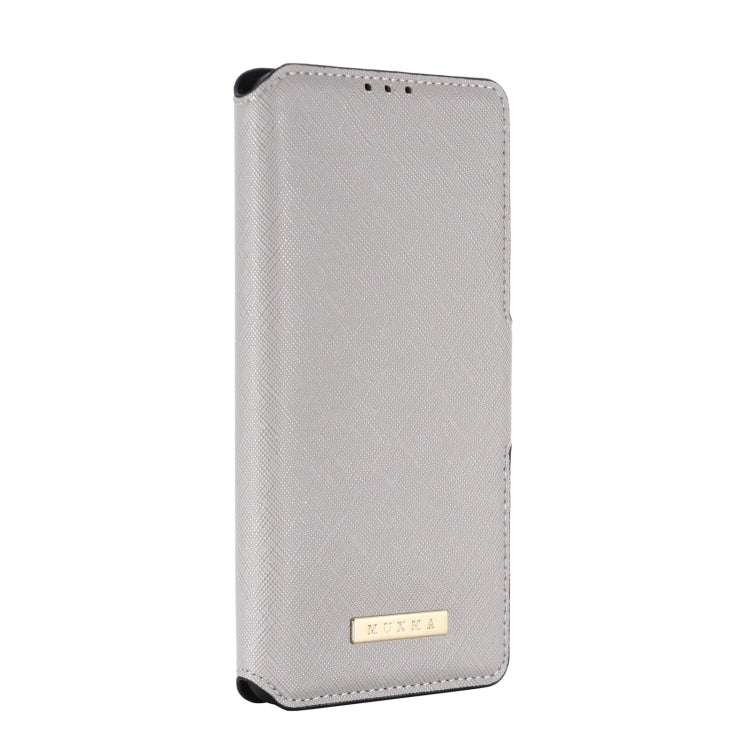 For vivo X60 Pro 5G MUXMA MX115 Cross Texture Oil Edge Flip Leather Phone Case
