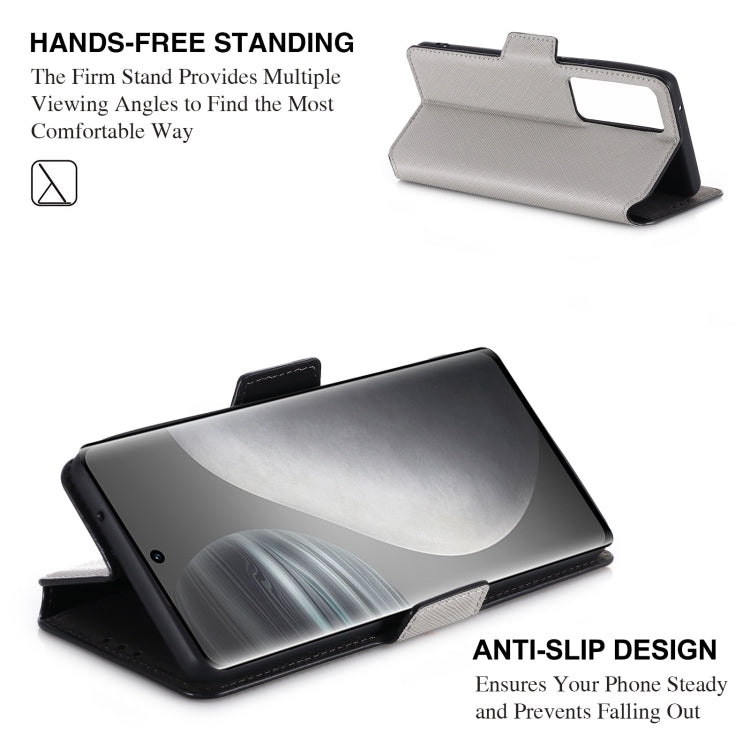 For vivo X60 Pro 5G MUXMA MX115 Cross Texture Oil Edge Flip Leather Phone Case