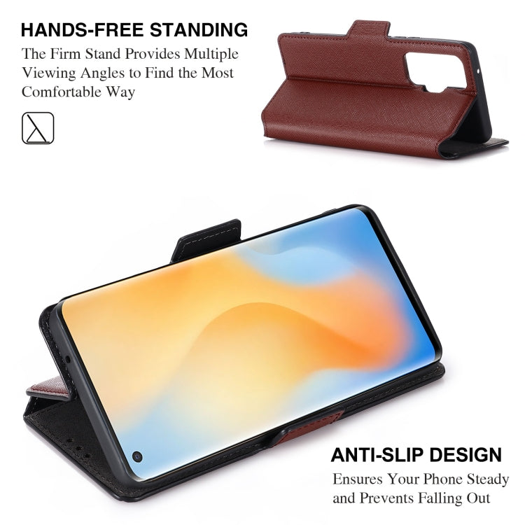 For vivo X50 5G / X50 Pro MUXMA MX115 Cross Texture Oil Edge Flip Leather Phone Case