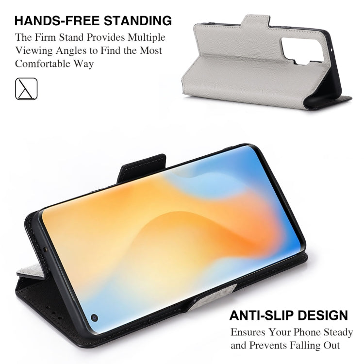 For vivo X50 5G / X50 Pro MUXMA MX115 Cross Texture Oil Edge Flip Leather Phone Case