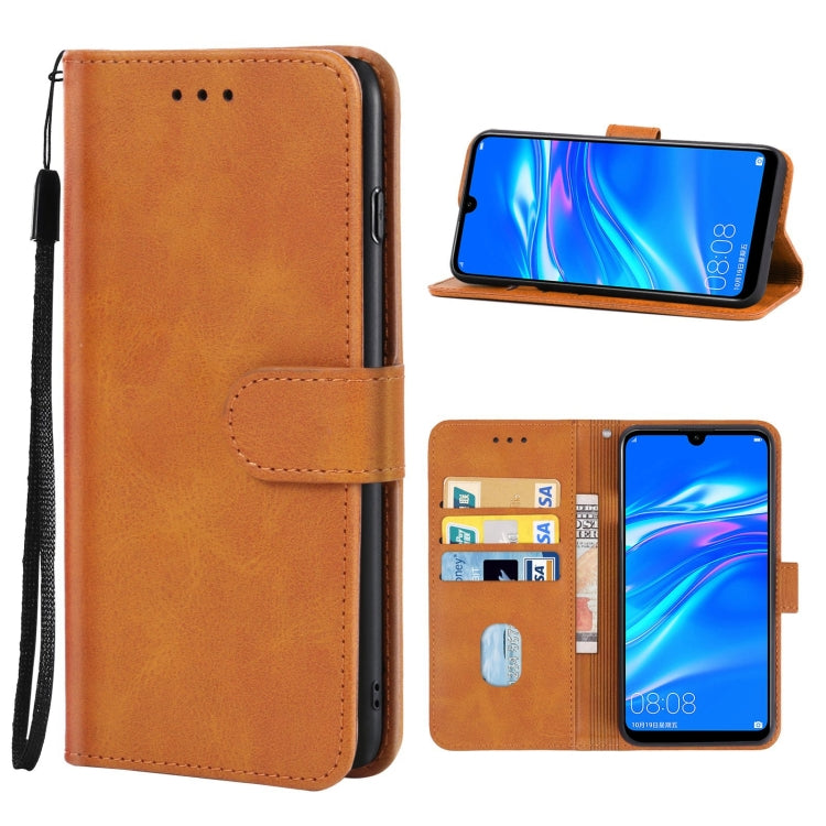For Huawei Enjoy 9 Leather Phone Case
