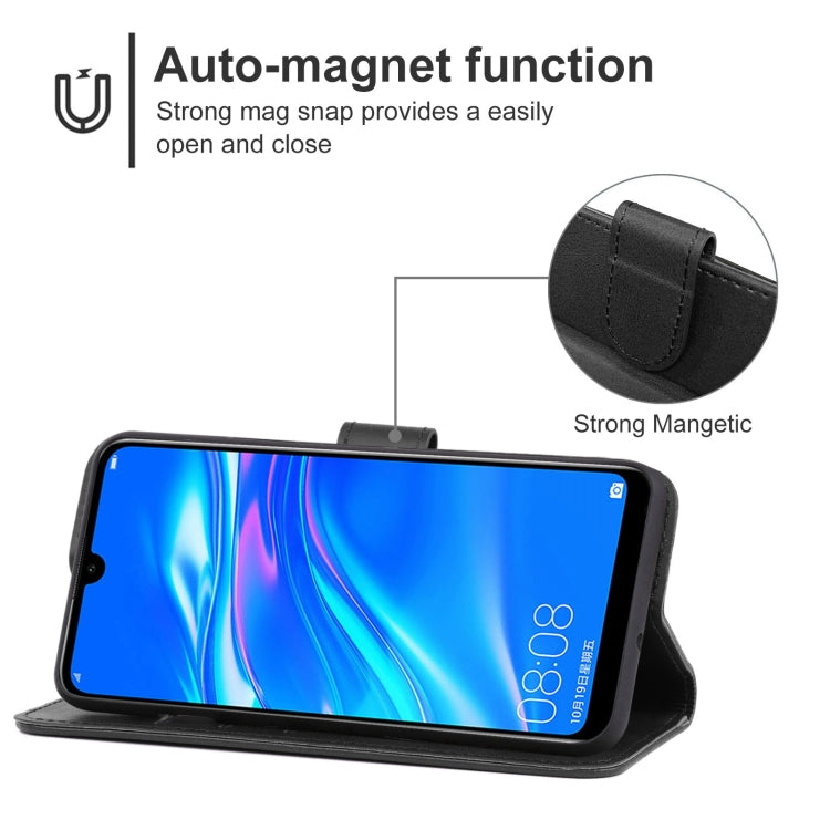 For Huawei Enjoy 9 Leather Phone Case