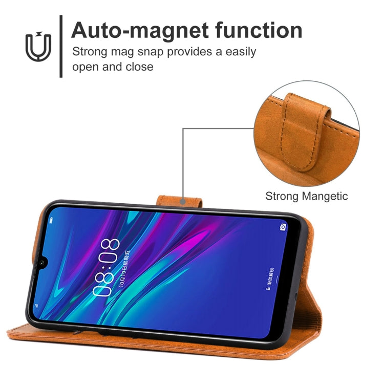 For Huawei Enjoy 9e Leather Phone Case