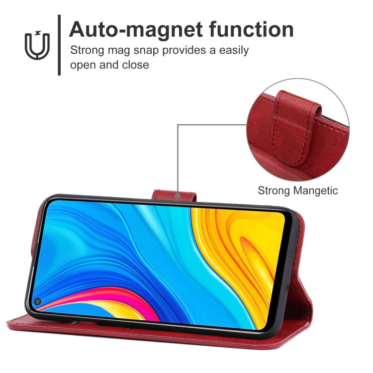 For Huawei Enjoy 10 Leather Phone Case