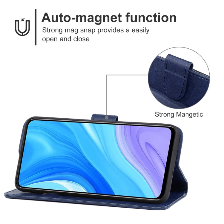 For Huawei Enjoy 10 Plus Leather Phone Case