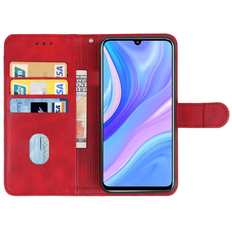 For Huawei Enjoy 10s Leather Phone Case