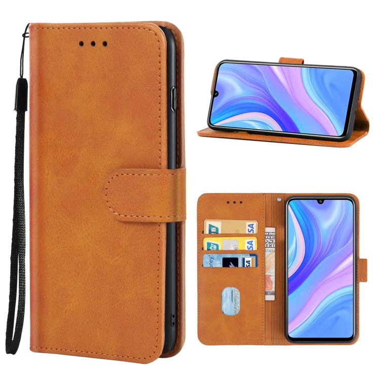 For Huawei Enjoy 10s Leather Phone Case