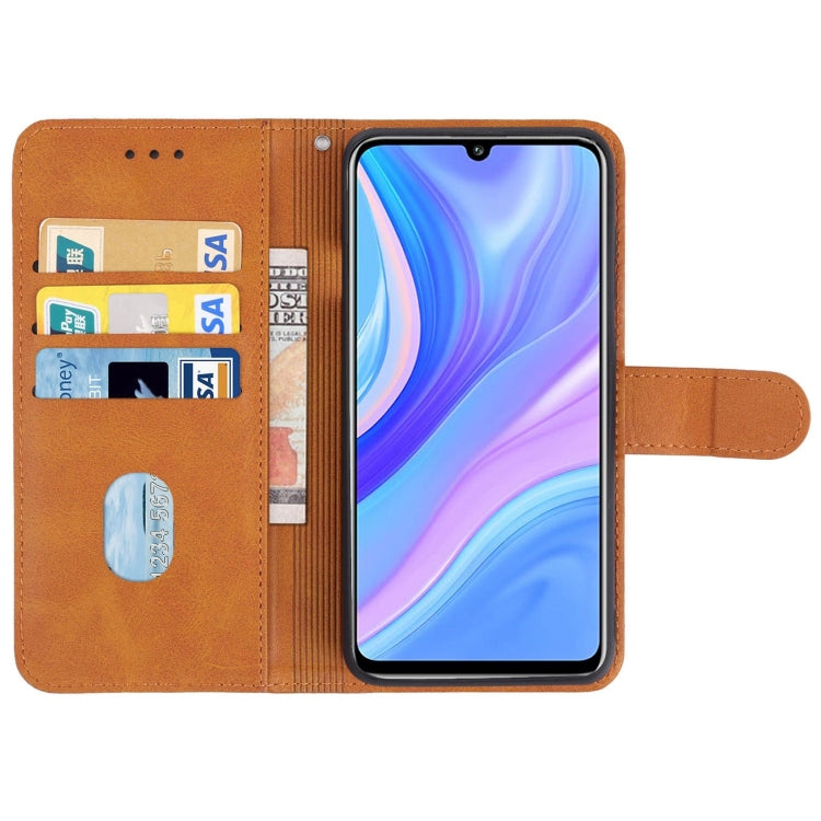For Huawei Enjoy 10s Leather Phone Case