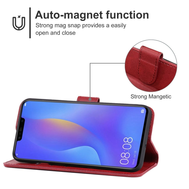 For Huawei nova 3i Leather Phone Case