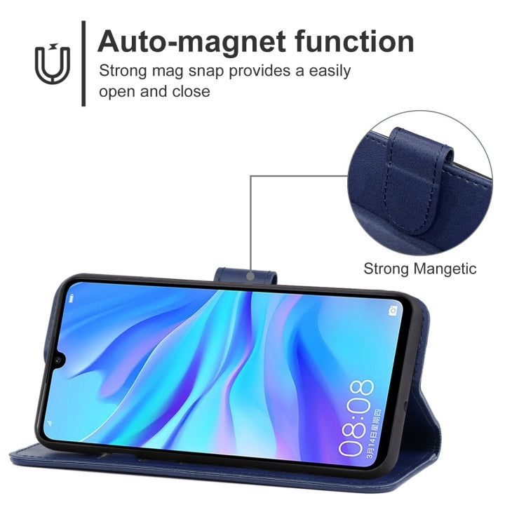 For Huawei nova 4e Leather Phone Case