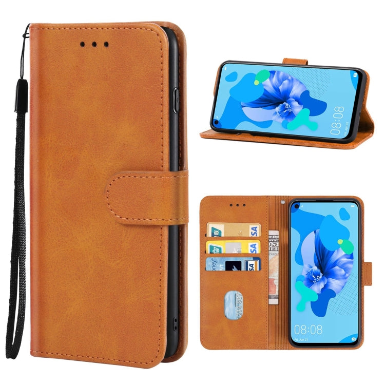 For Huawei nova 5i Leather Phone Case