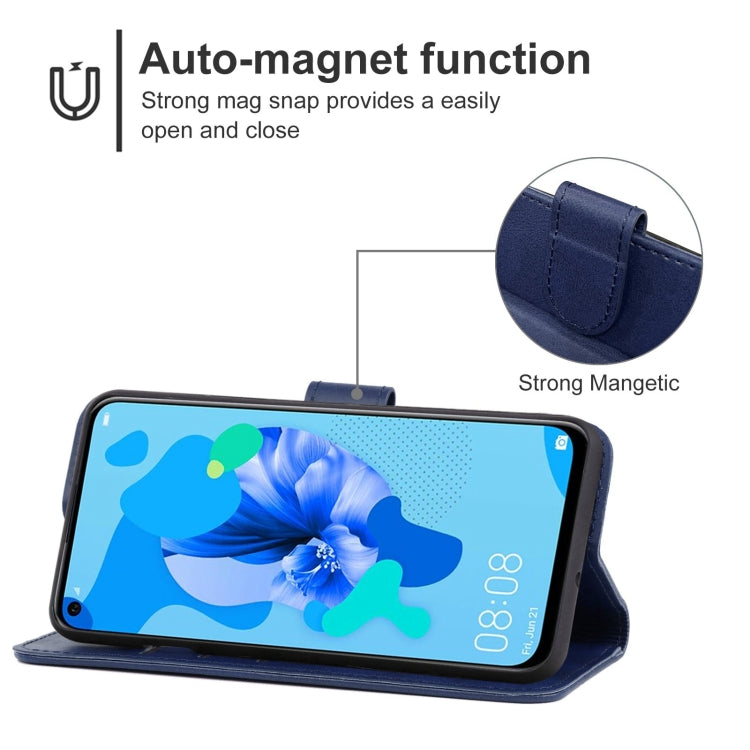 For Huawei nova 5i Leather Phone Case