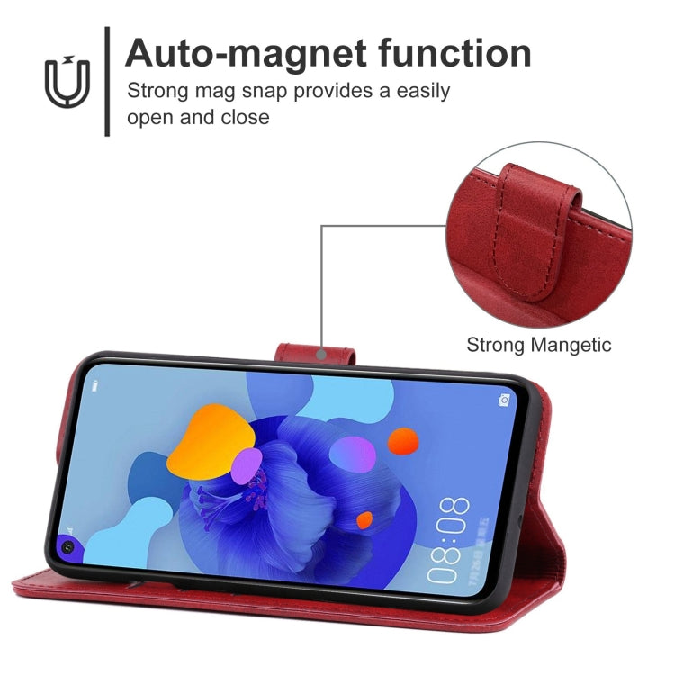 For Huawei nova 5i Pro Leather Phone Case