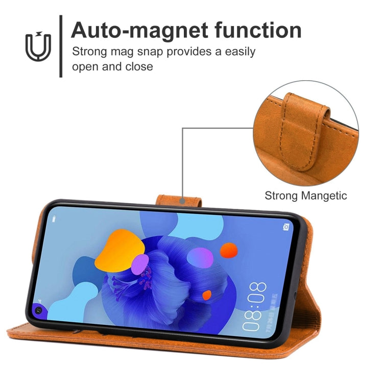 For Huawei nova 5i Pro Leather Phone Case