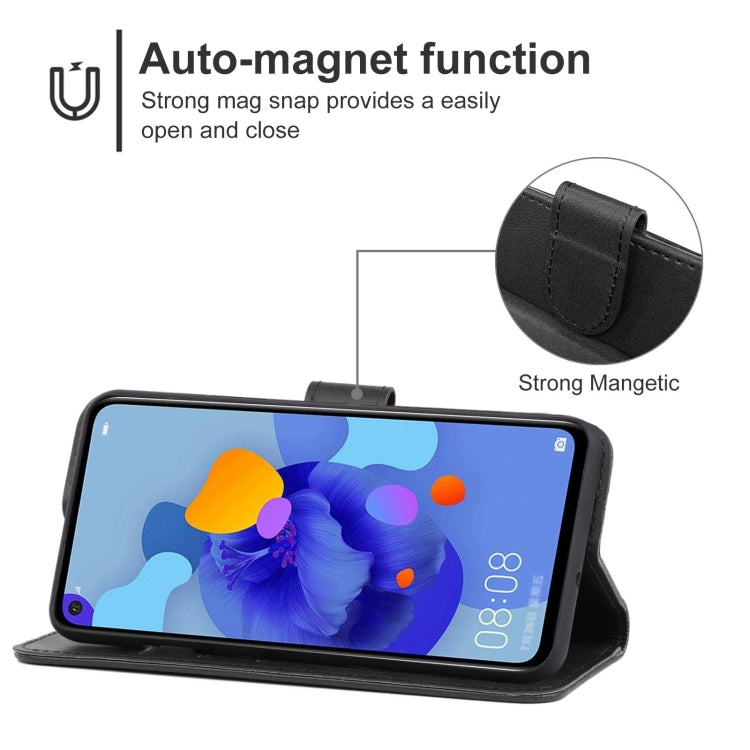 For Huawei nova 5i Pro Leather Phone Case