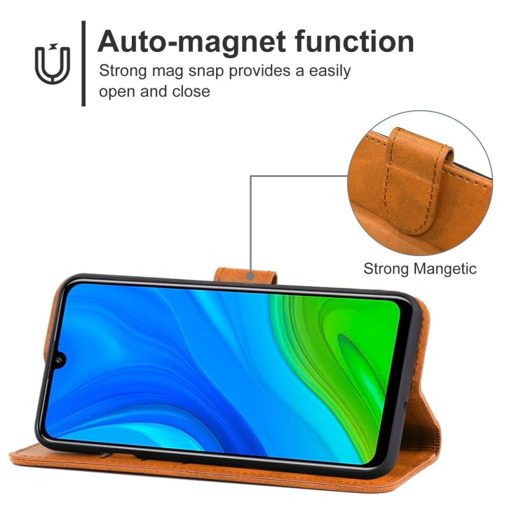 For Huawei P smart 2020 Leather Phone Case