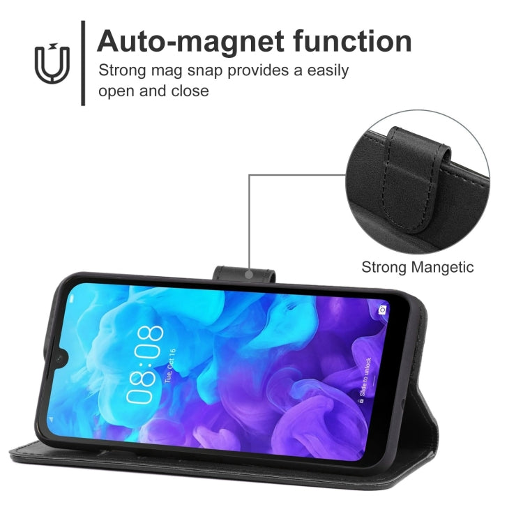 For Huawei Y5 2019 Leather Phone Case