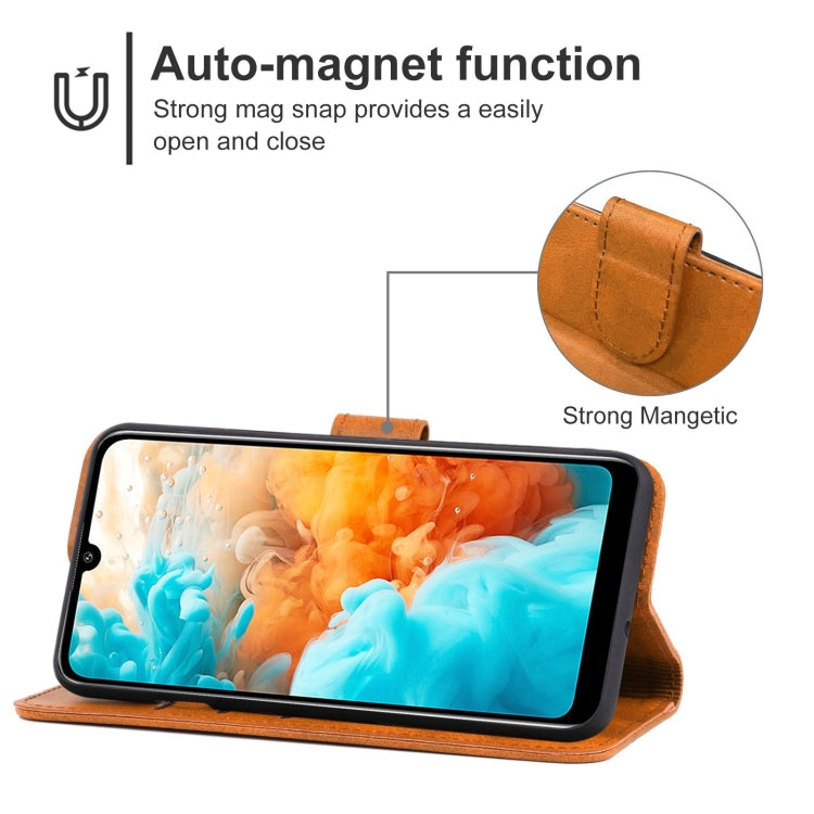 For Huawei Y6 Pro 2019 Leather Phone Case