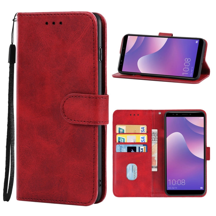 For Huawei Y7 2018 Leather Phone Case