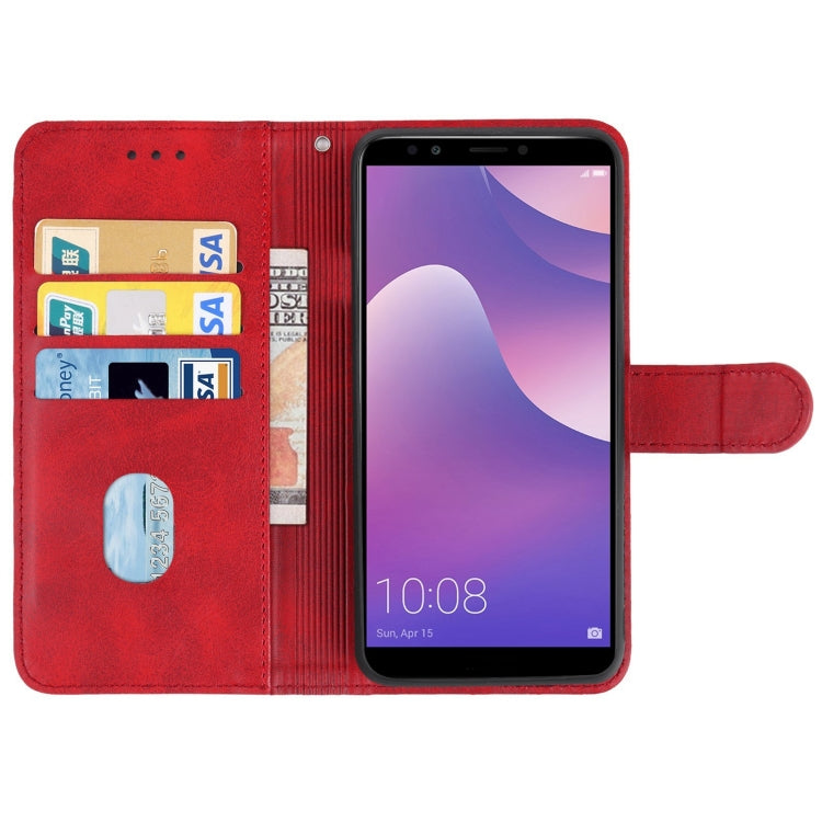 For Huawei Y7 2018 Leather Phone Case