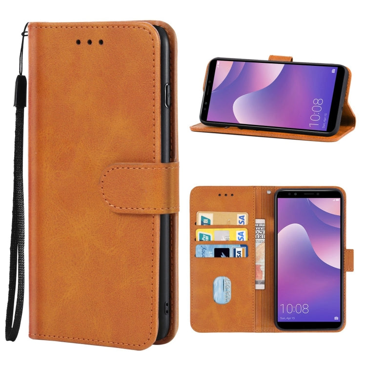 For Huawei Y7 2018 Leather Phone Case