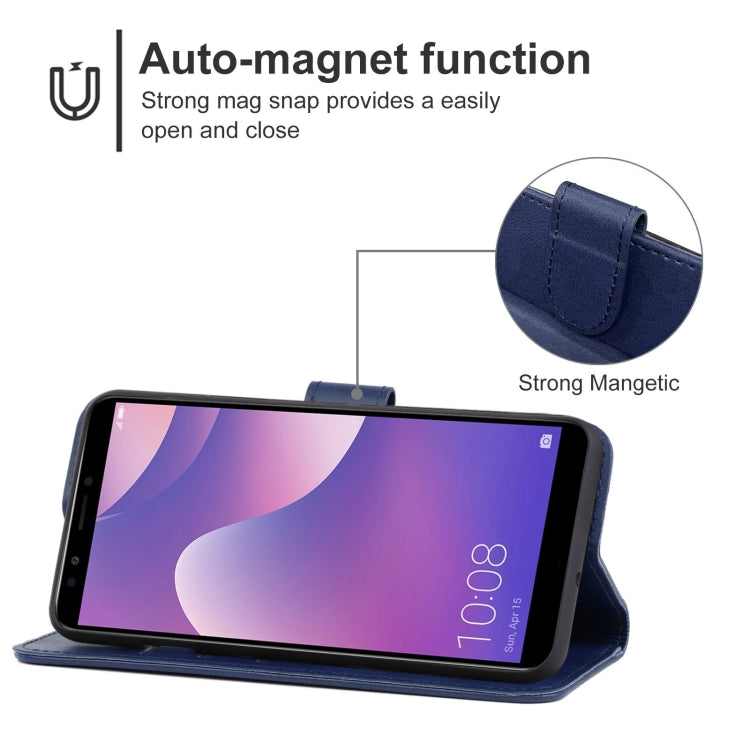 For Huawei Y7 2018 Leather Phone Case