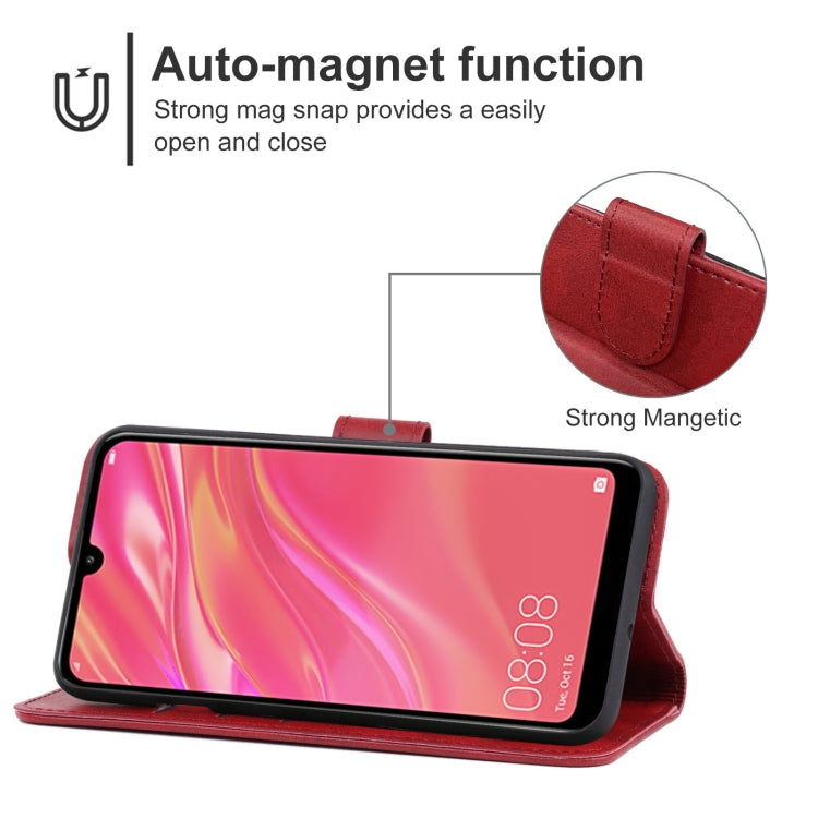 For Huawei Y7 2019 Leather Phone Case
