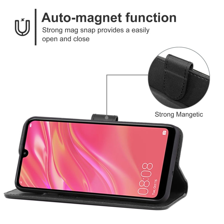 For Huawei Y7 2019 Leather Phone Case