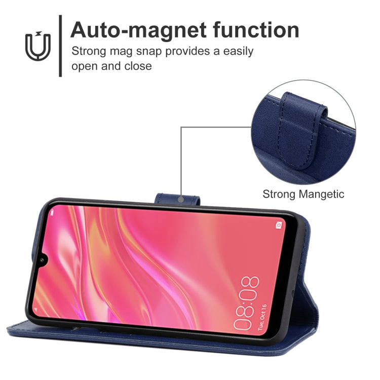 For Huawei Y7 2019 Leather Phone Case