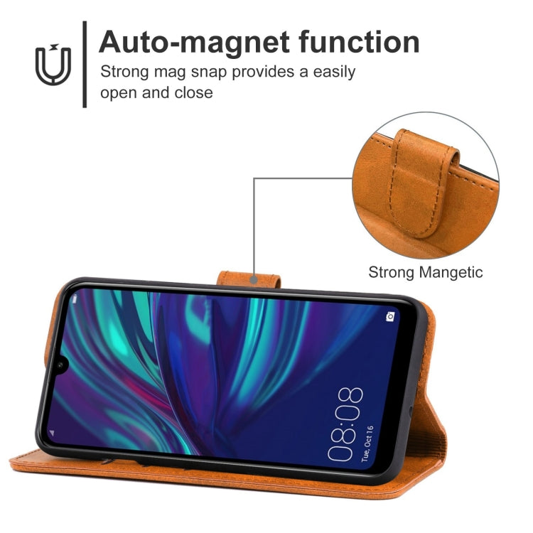 For Huawei Y7 Prime 2019 Leather Phone Case