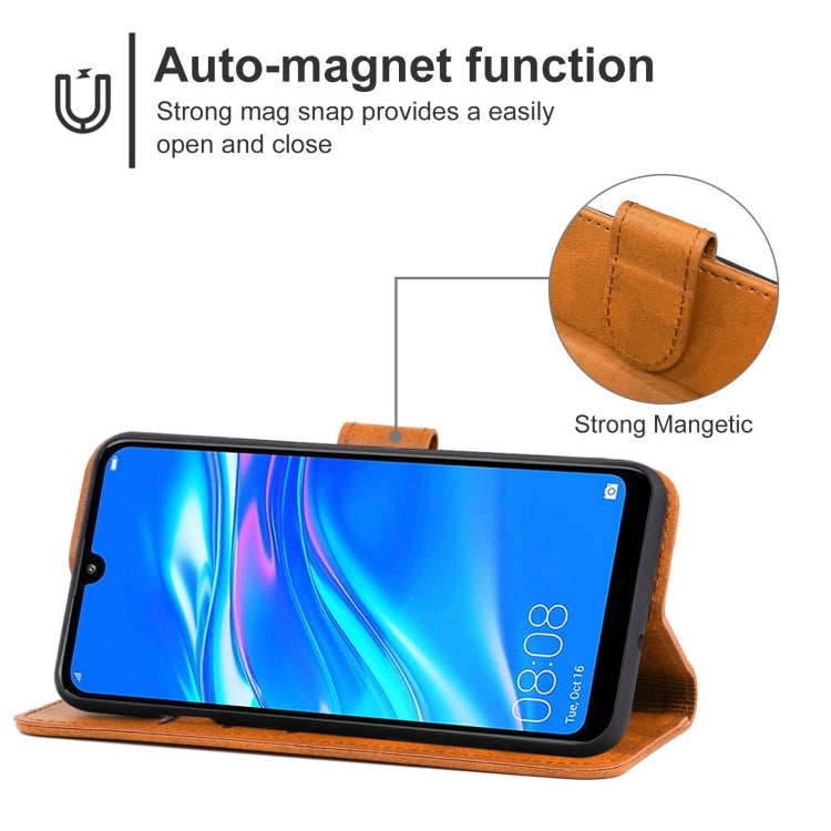 For Huawei Y7 Pro 2019 Leather Phone Case
