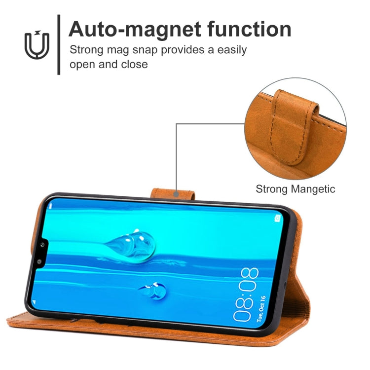 For Huawei Y9 2019 / Enjoy 9 Plus Leather Phone Case