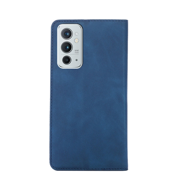 For OnePlus 9RT 5G Skin Feel Magnetic Horizontal Flip Leather Phone Case