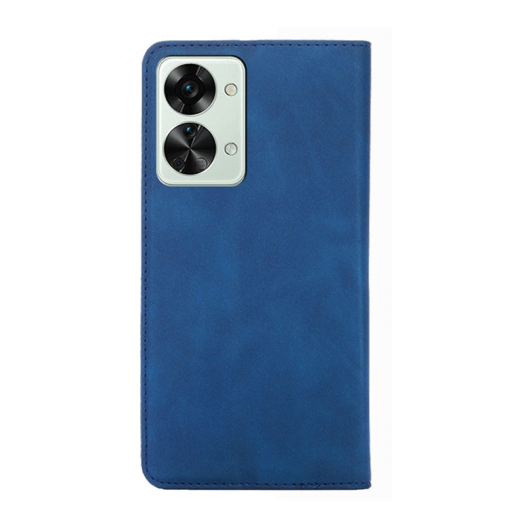 For OnePlus Nord 2T Skin Feel Magnetic Horizontal Flip Leather Phone Case
