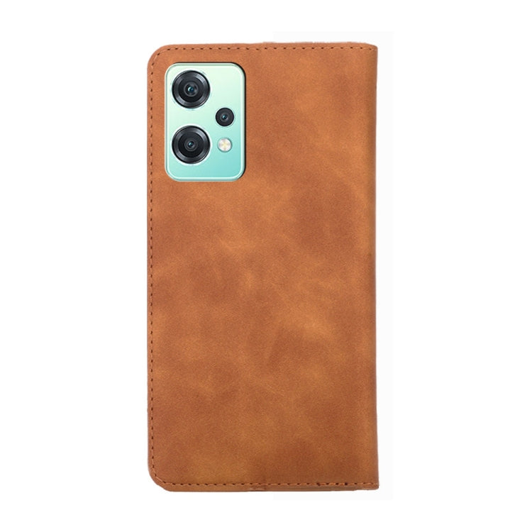For OnePlus Nord CE 2 Lite 5G Skin Feel Magnetic Horizontal Flip Leather Phone Case