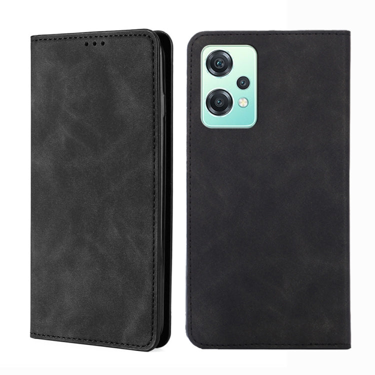 For OnePlus Nord CE 2 Lite 5G Skin Feel Magnetic Horizontal Flip Leather Phone Case