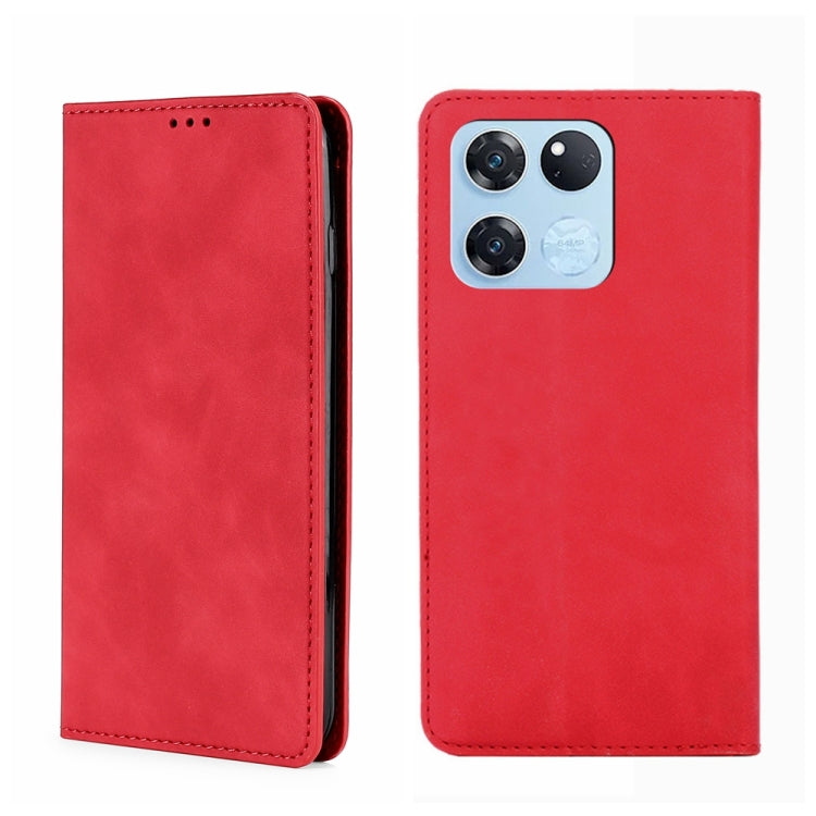 For OnePlus Ace Racing Skin Feel Magnetic Horizontal Flip Leather Phone Case