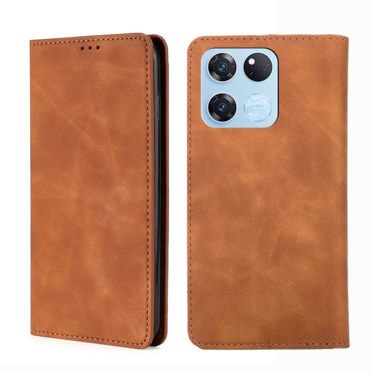 For OnePlus Ace Racing Skin Feel Magnetic Horizontal Flip Leather Phone Case