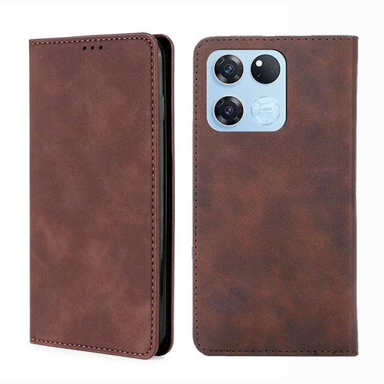 For OnePlus Ace Racing Skin Feel Magnetic Horizontal Flip Leather Phone Case
