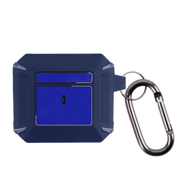 Leather Texture Armor Earphone Protective Case For AirPods 3