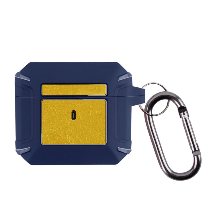 Leather Texture Armor Earphone Protective Case For AirPods 3