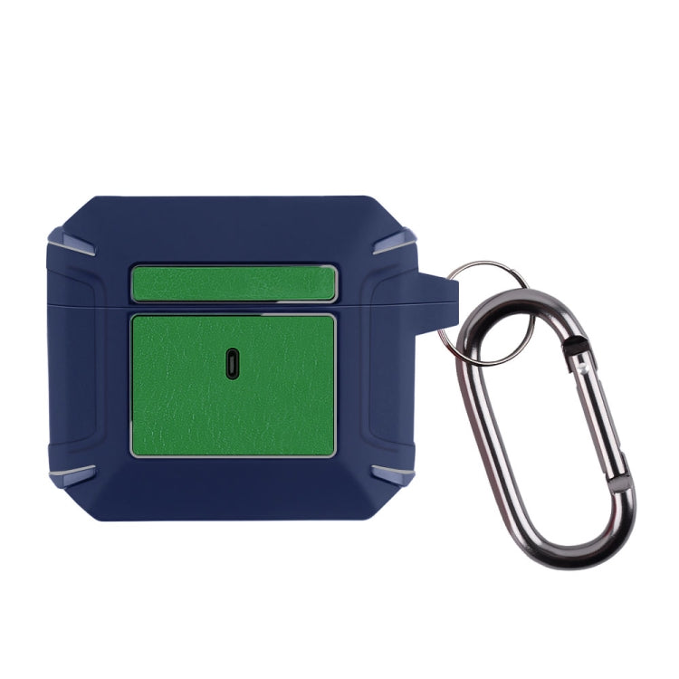 Leather Texture Armor Earphone Protective Case For AirPods 3