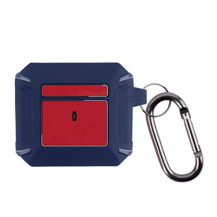 Leather Texture Armor Earphone Protective Case For AirPods 3