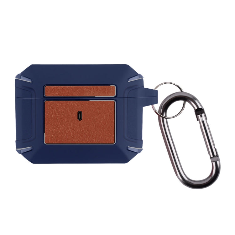 Leather Texture Armor Earphone Protective Case For AirPods Pro