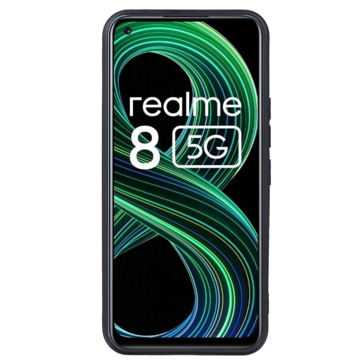 For OPPO Realme 8 5G TPU Phone Case(Black)