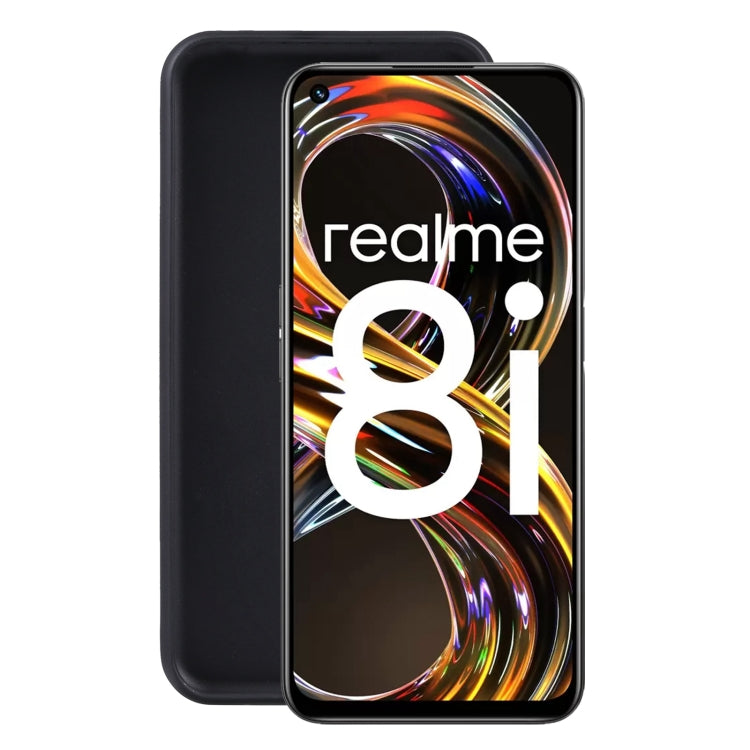 For OPPO Realme 8i TPU Phone Case(Black)